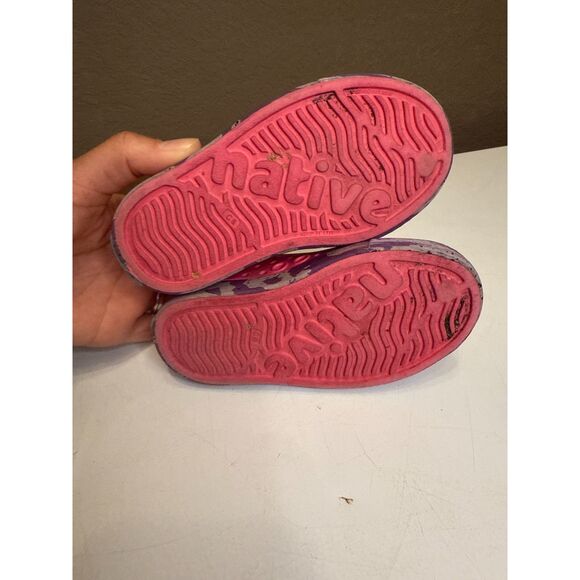 Native Jefferson Marbled Shoe Sandal C6 Pink Purple - Picture 5 of 5